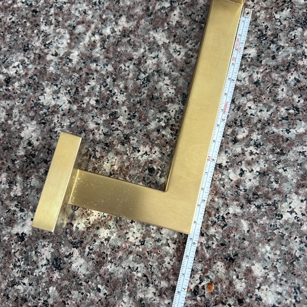 Gold Metal Toilet Paper Holder